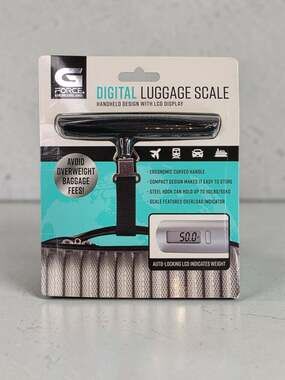 G Force Digital Luggage Scale Style 6025-B-AST